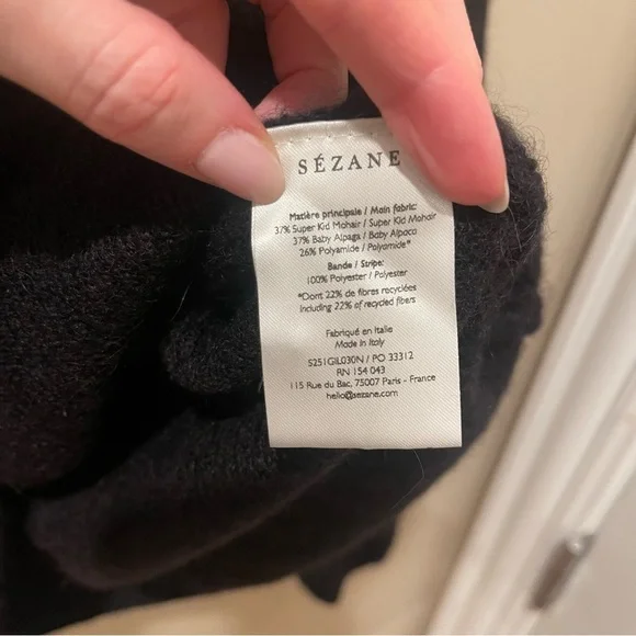 Sezane Barry Cardigan Like New Size Medium - Picture 6 of 6